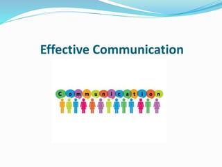 Effective Communication
 