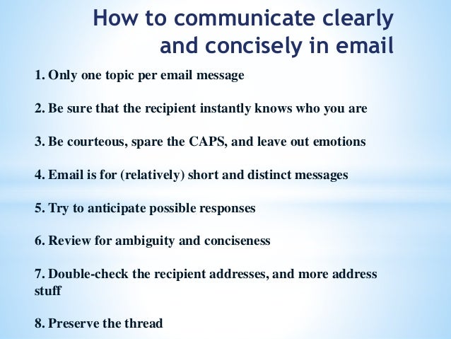 Business communication-email