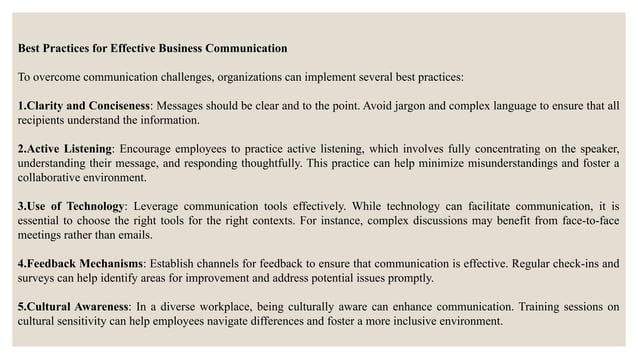 Business Communication for BCom Students | PPTX