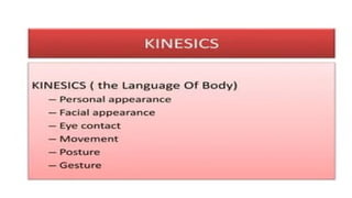 kinesics
 