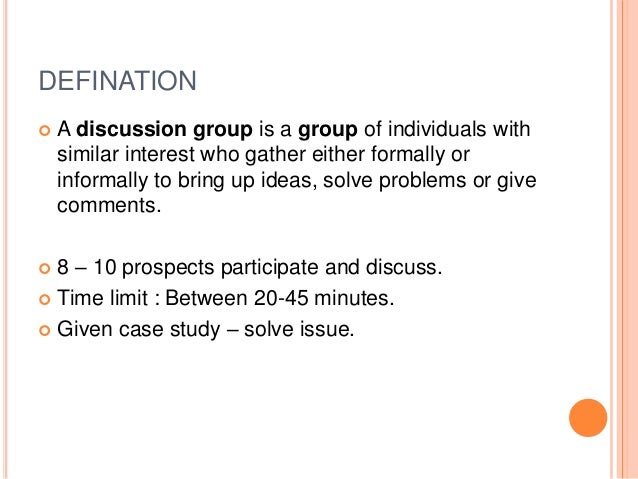 GROUP DISCUSSION PPT
