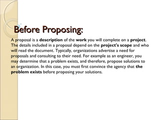 Business communication presentation proposals sfarazr | PPT
