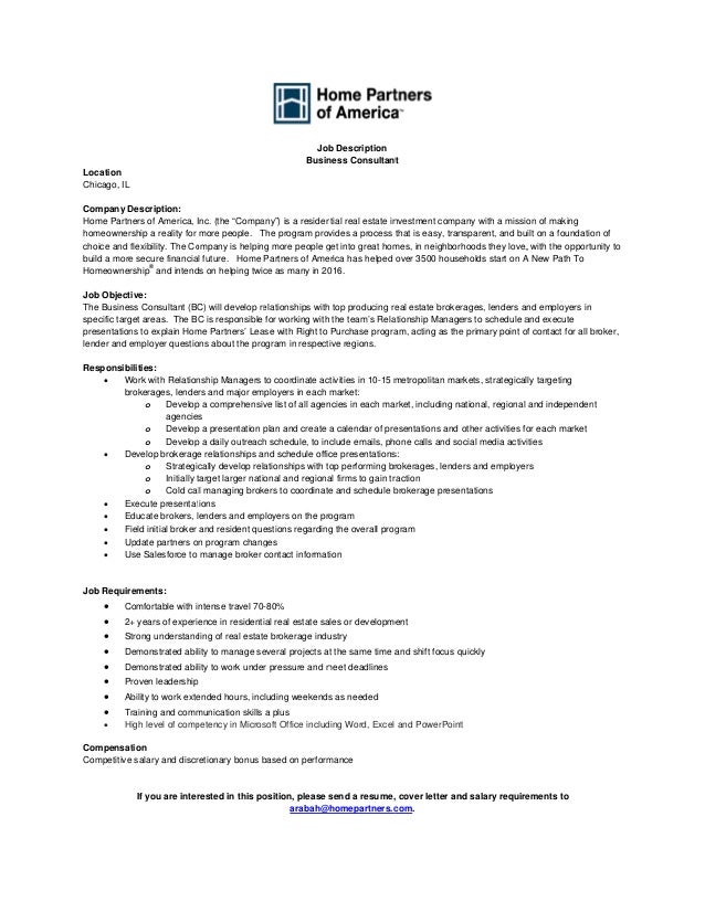 job opportunity business development consultant business development consultant job description