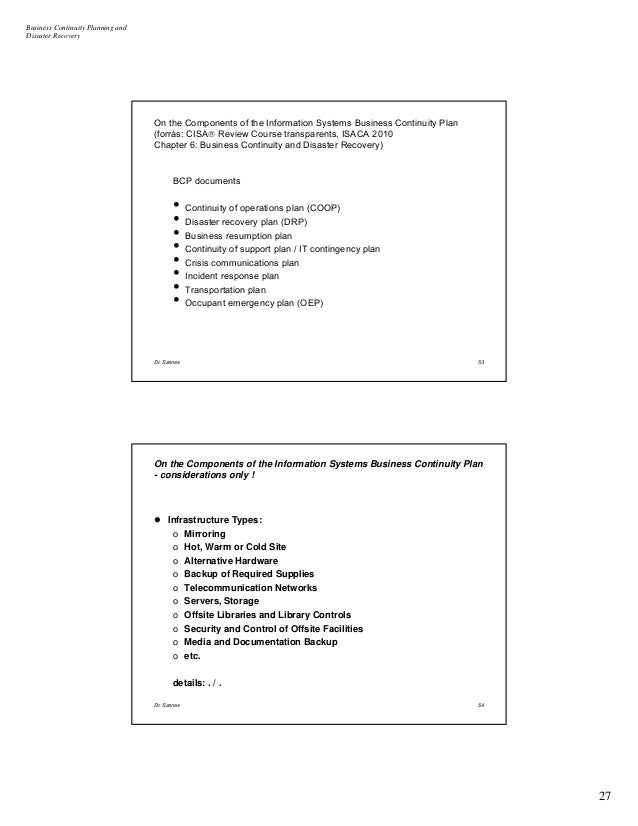 network disaster recovery planning