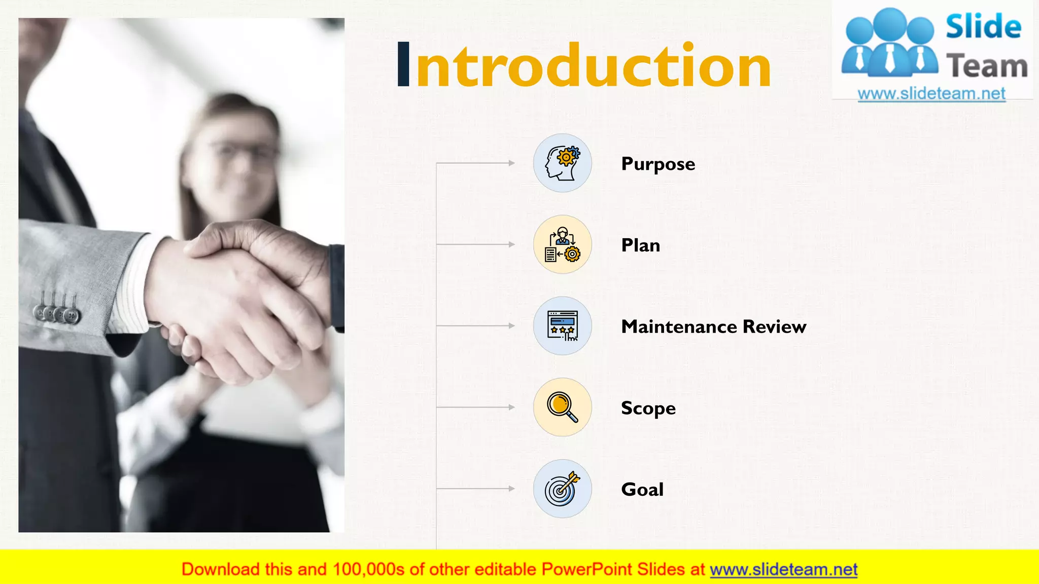 Purpose
Plan
Goal
Scope
Maintenance Review
Introduction
3
 