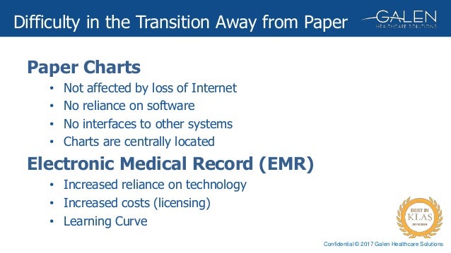 Benefits Of Ehr Over Paper Charts