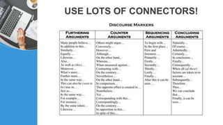 USE LOTS OF CONNECTORS!
 