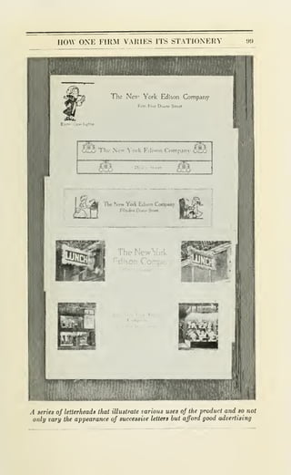 HOAV ONE FIRM VARIES ITS STATIONERY 99
The Nt- '-t: Fd^--." Company
 
