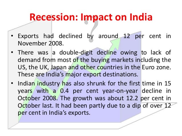impact of us recession on india stock market