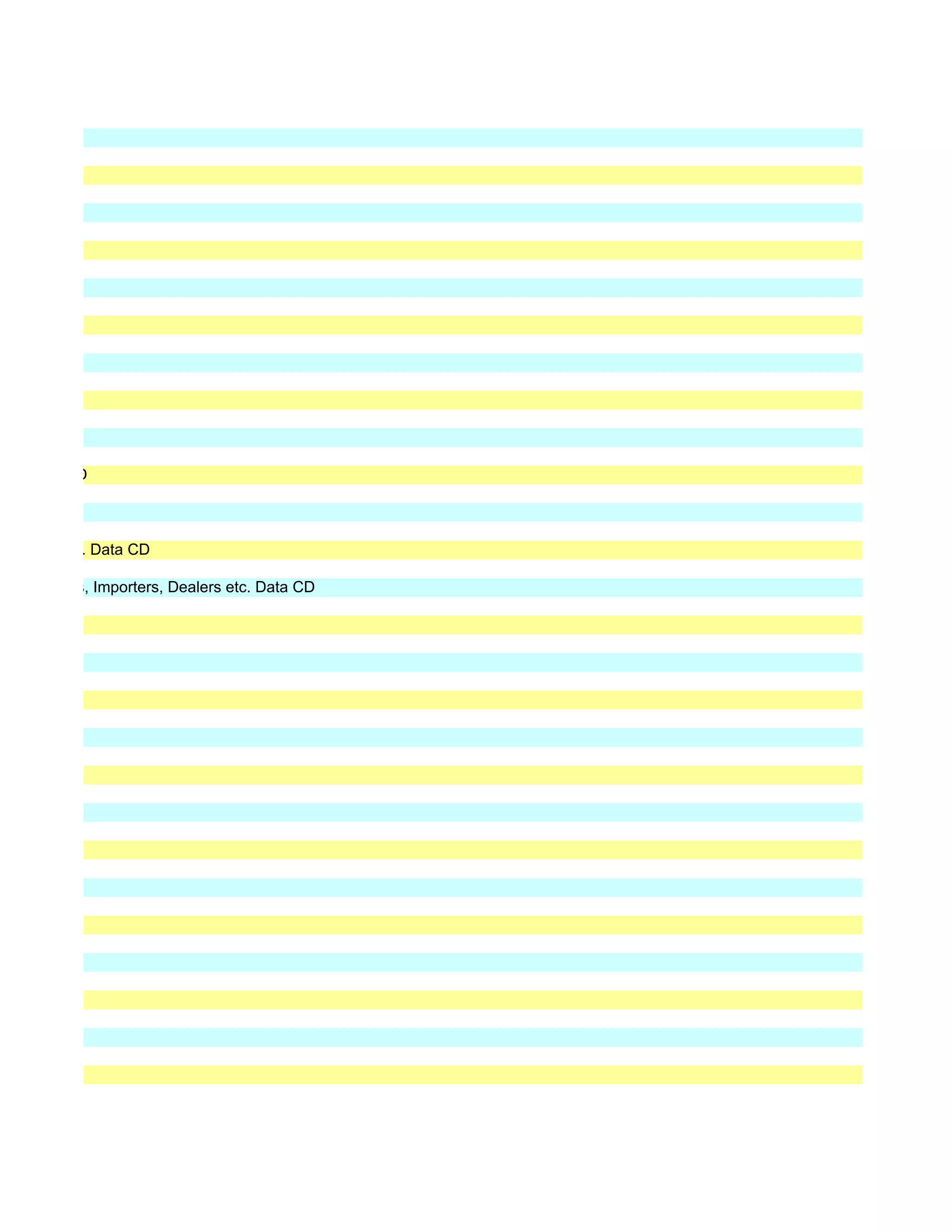 ters Data CD

ers Data CD

Dealers etc. Data CD

rs, Exporters, Importers, Dealers etc. Data CD
 