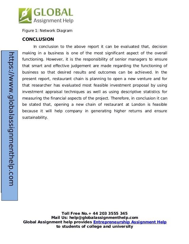 sample report on business decision making