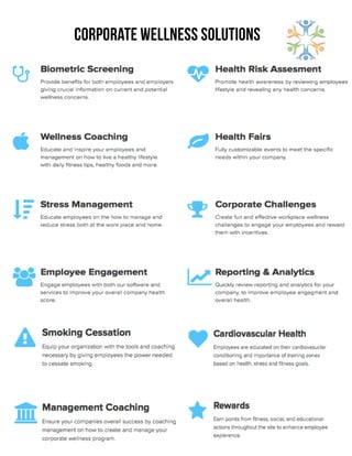 Corporate Wellness Solutions
 