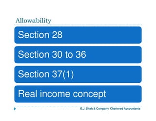 Business deductions under Income tax | PDF