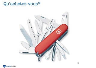 Qu’achetez-vous?

17

 