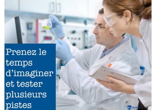 Prenez le
temps
d’imaginer
et tester
plusieurs
pistes

21

 