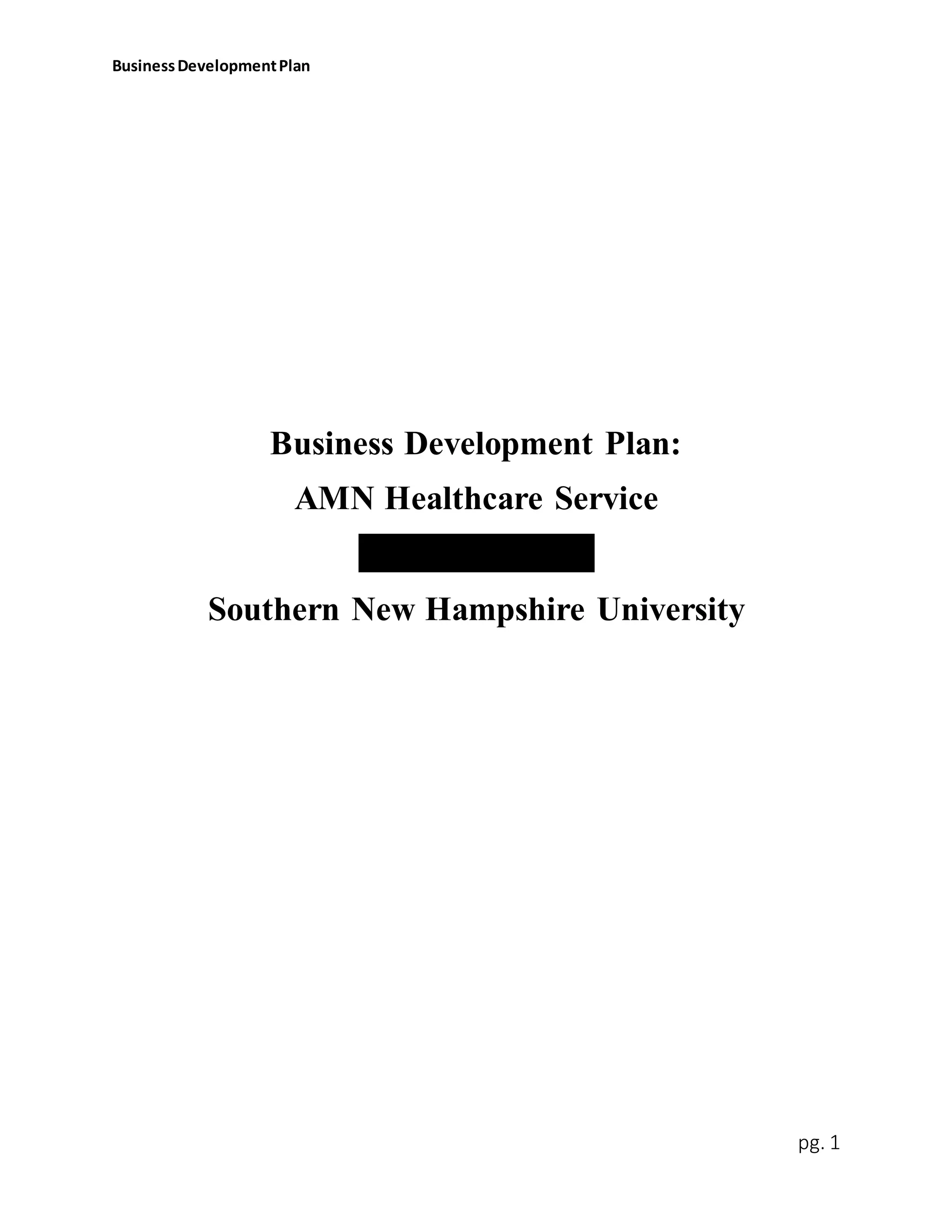Business developement plan copy