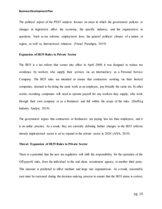 Business developement plan copy