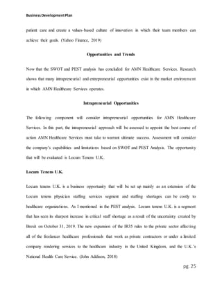 Business developement plan copy