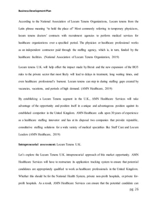 Business developement plan copy