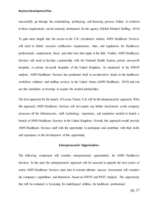 Business developement plan copy