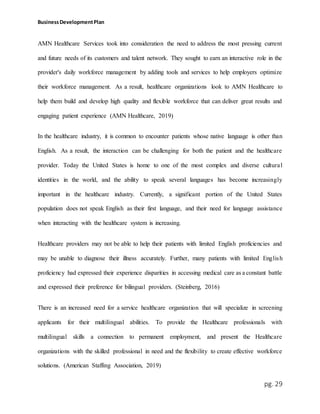 Business developement plan copy