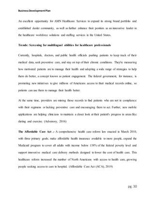 Business developement plan copy