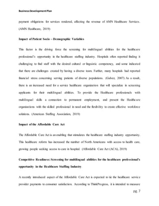 Business developement plan copy