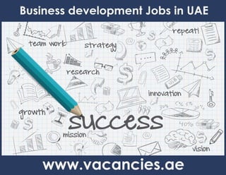 Business development jobs in uae