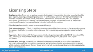 Business Development & In-Licensing Overview in Pharmaceuticals