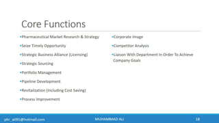 Business Development & In-Licensing Overview in Pharmaceuticals