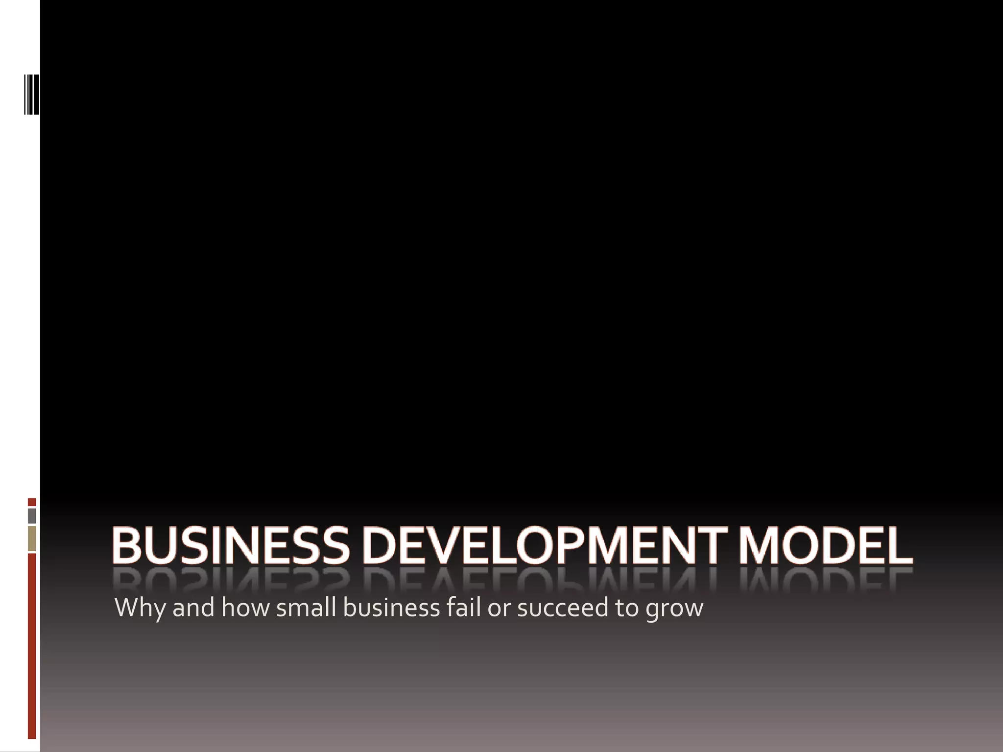 Business development model | PPT