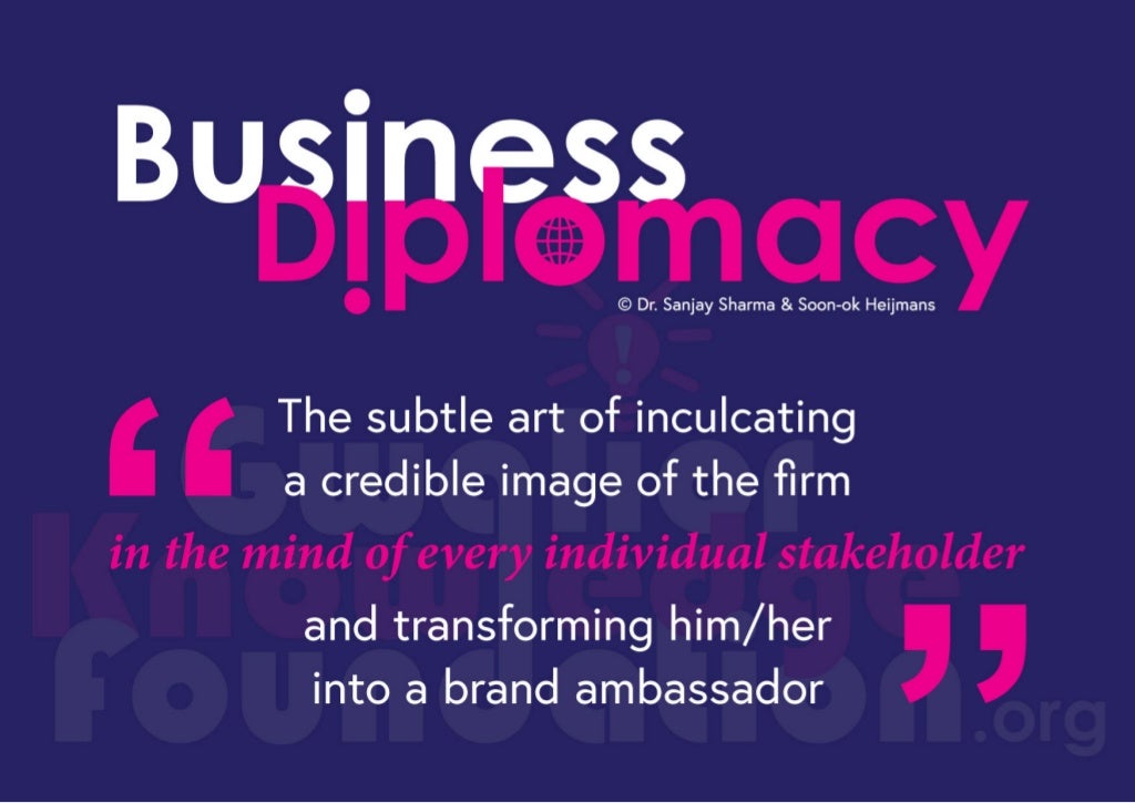 Business Diplomacy Definition
