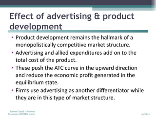 Business economics market structures | PPT