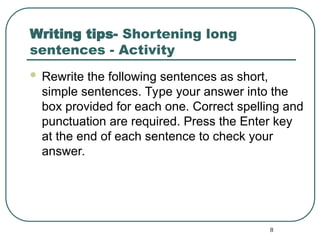 Business English - Writing for the Workplace2.ppt