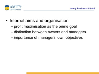 NATURAL & ECOLOGICAL FACTORS Use of modern technology sometimes involves huge social cost in term ofDeterioration of environmental pollution and ecological balance. So businessenvironment should also consider about natural resources, weather & climaticconditions, health hazards etc.HISTORICAL FACTORS  Business Environment is also affected by historical factors. Business environment in anumber of newly independent countries has been determined by their past colonialstatus.