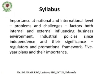 What is Business?
• It is a continuous production and
  distribution of goods and services with
  the aim of earning profits under
  uncertain market conditions.
• It is a form of regular activity conducted
  with an objective of earning profits for
  the benefit of those on whose behalf the
  activity is conducted.
 