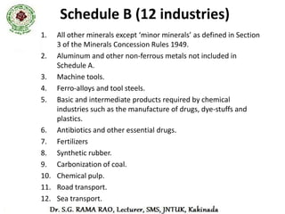 Industrial Policy Up to 1991
•   Reservation of Industries
•   Dominance of Public Sector
•   Entry and Growth Restrictions
•   Restrictions on Foreign Capital and Technology
 