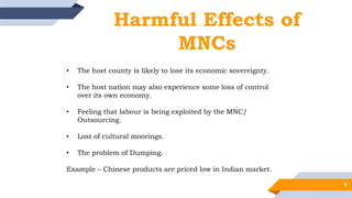 Business Environment: MNC | PPTX