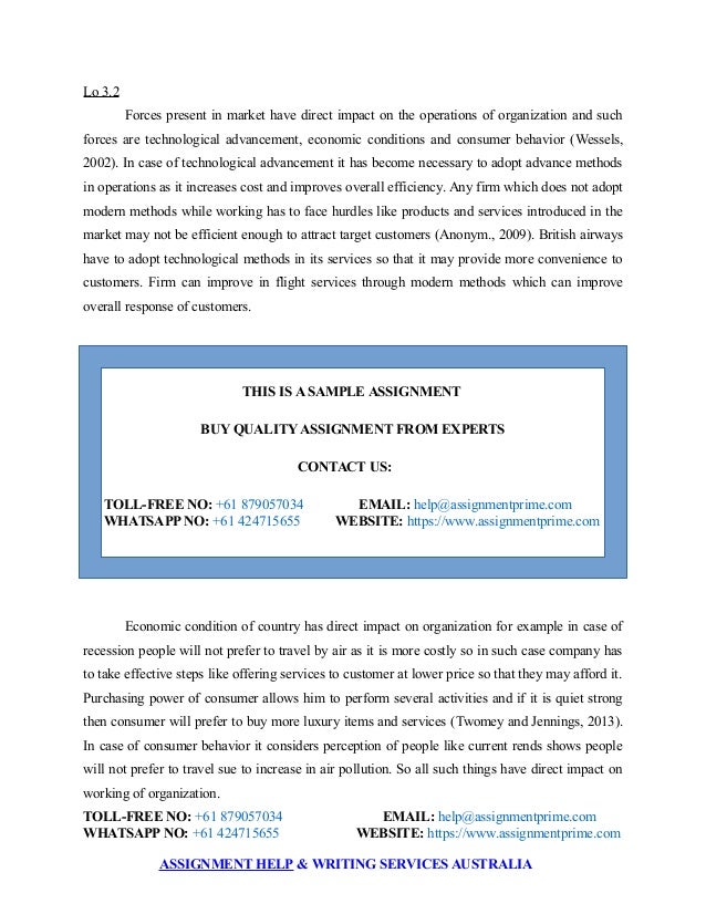 Contemporary business environment assignment image