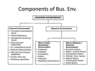 Components of Bus. Env.
 