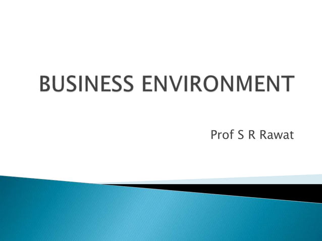 Business environment ppt | PPSX