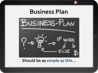 Business Plan




Should be as simple as this…
 
