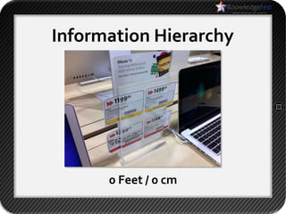 Information Hierarchy




      0 Feet / 0 cm
 