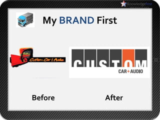 My BRAND First




Before       After
 