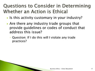 Business  ethics