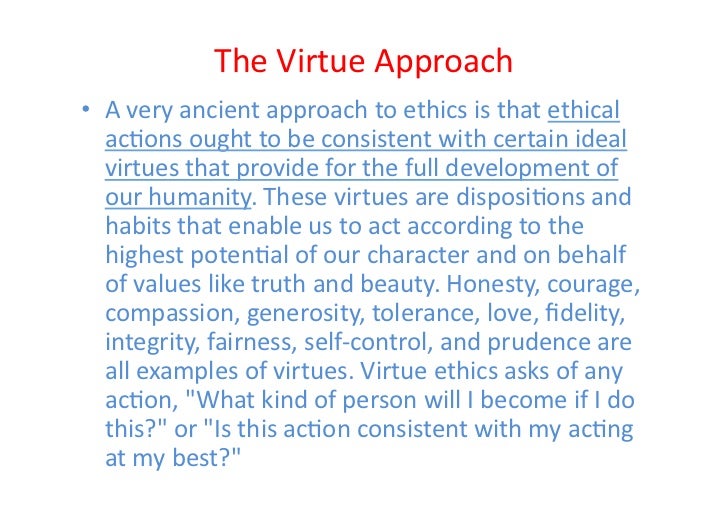 Types Of Ethical Approaches For A Business