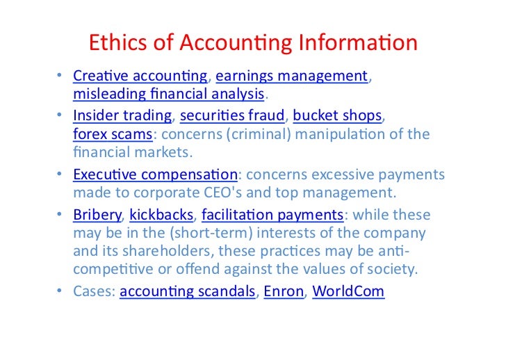 Ethics forex trading