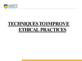 Business Ethics and Corporate Governance | PPTX