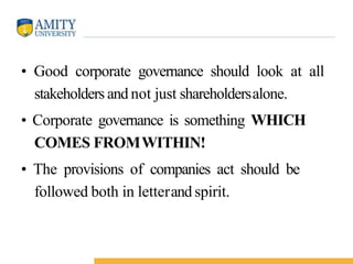 Business Ethics and Corporate Governance | PPTX