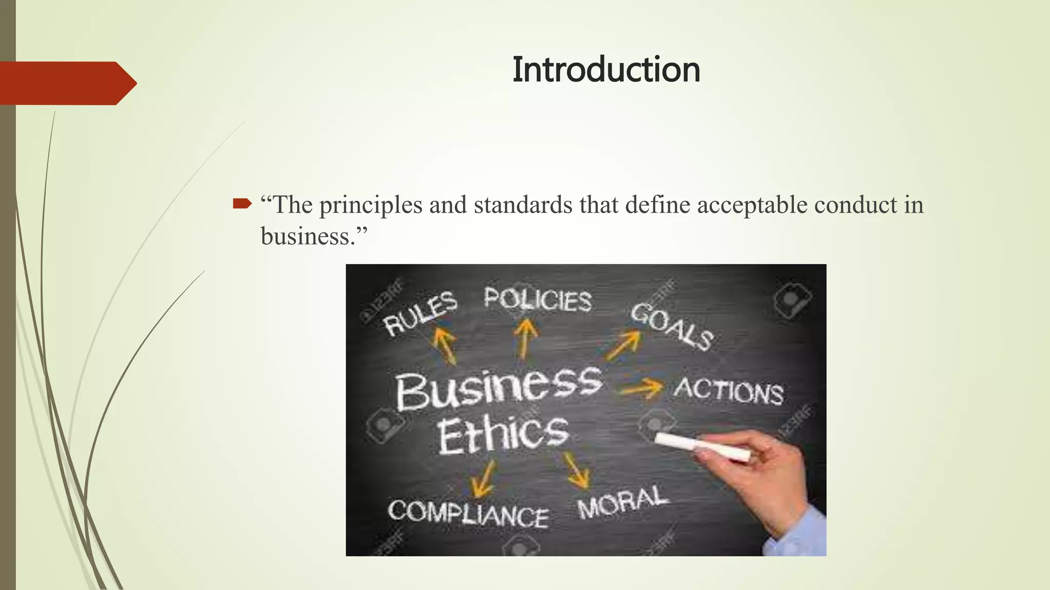 Business ethics(presentation) | PPTX